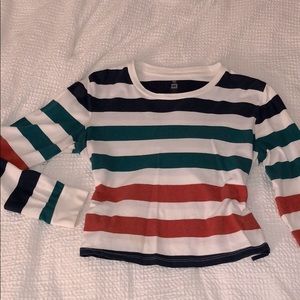 Cropped Long Sleeve Shirt